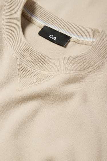 Herren - Pullover - hellbeige