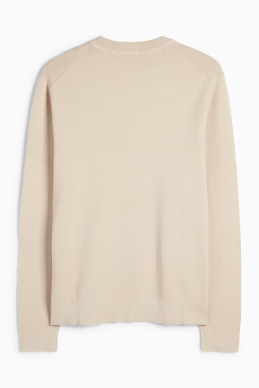 Herren - Pullover - hellbeige