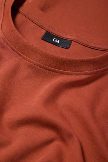 Herren - T-Shirt - Relaxed Fit - dunkelorange