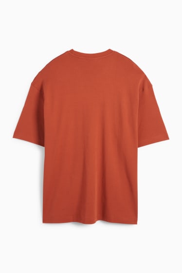 Herren - T-Shirt - Relaxed Fit - dunkelorange