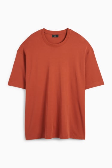 Herren - T-Shirt - Relaxed Fit - dunkelorange