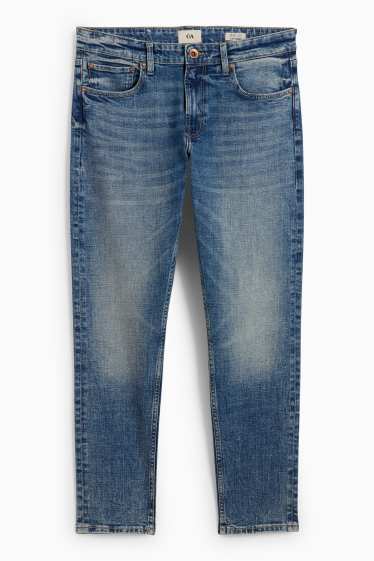 Pánské - Slim tapered jeans - LYCRA® - džíny - světle modré