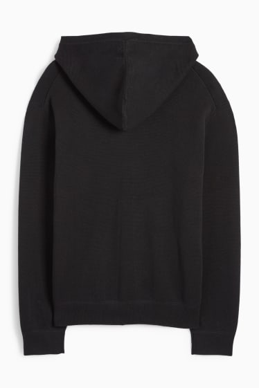 Herren - Kapuzenpullover - schwarz