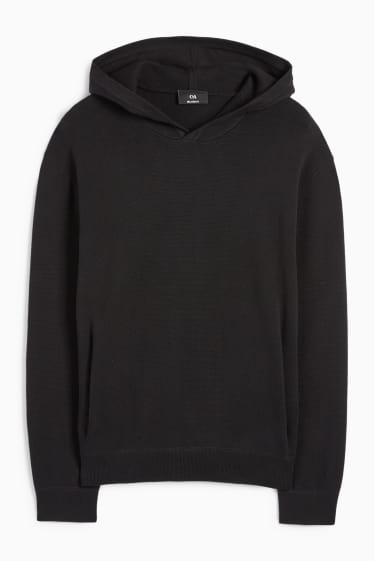 Herren - Kapuzenpullover - schwarz
