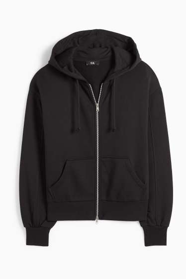 Damen - Sweatjacke - schwarz