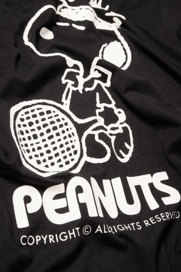 Herren - T-Shirt - Regular Fit - Peanuts - schwarz
