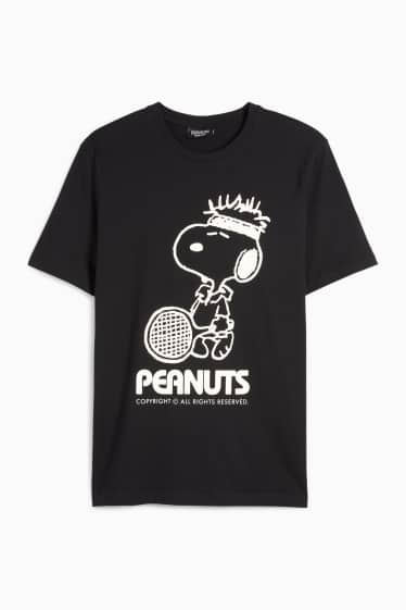 Herren - T-Shirt - Regular Fit - Peanuts - schwarz