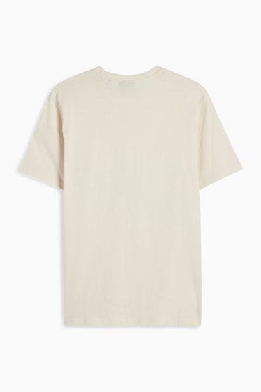 Herren - T-Shirt - Regular Fit - Peanuts - hellbeige
