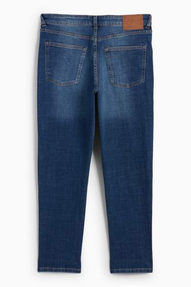 Femei - Boyfriend jeans - talie medie - denim-albastru