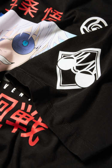 Herren - T-Shirt - Oversized - Jujutsu Kaisen - schwarz