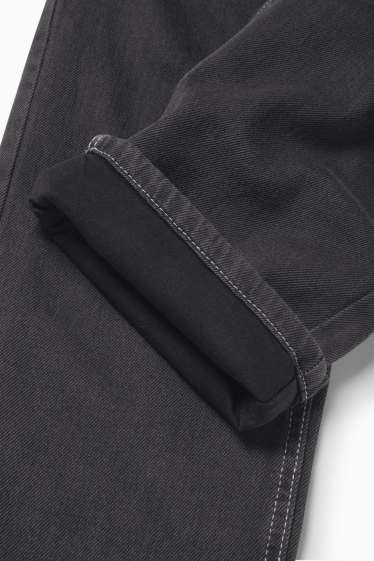 Enfants garçons - Loose fit jean - jean chaud - noir