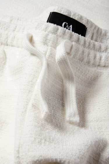 Herren - Shorts - strukturiert - weiss