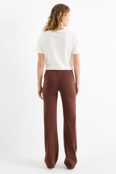 Damen - Basic-Leggings - dunkelbraun