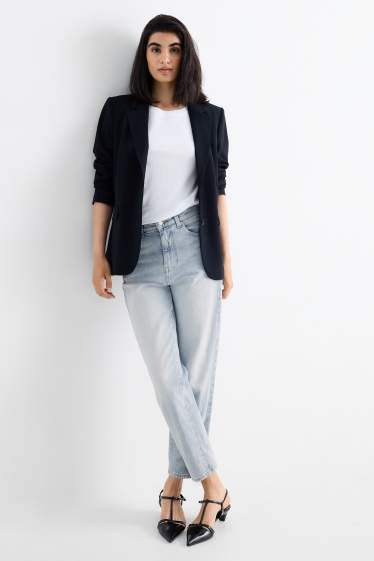 Dames - Mom jeans - high waist - LYCRA® - jeanslichtblauw