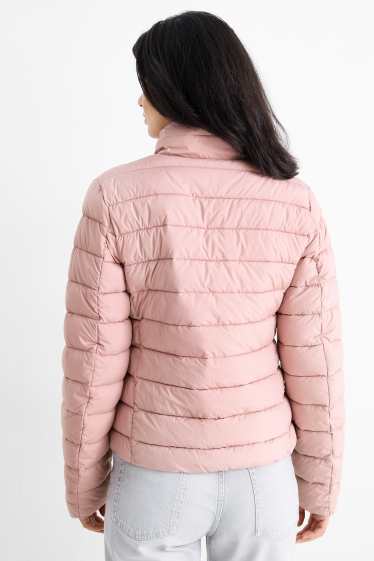 Dames - Jas met stiksels - roze