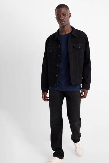 Men - Straight jeans - LYCRA® - denim-dark gray