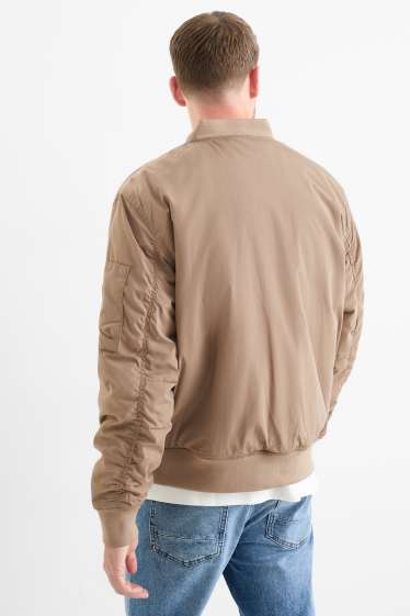 Herren - Bomberjacke - taupe