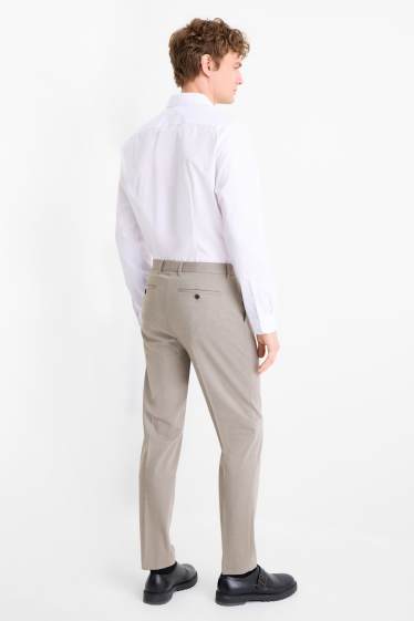 Uomo - Pantaloni coordinabili - slim fit - Flex - grigio