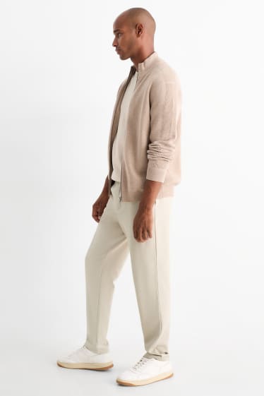 Herren - Jogginghose - strukturiert - beige