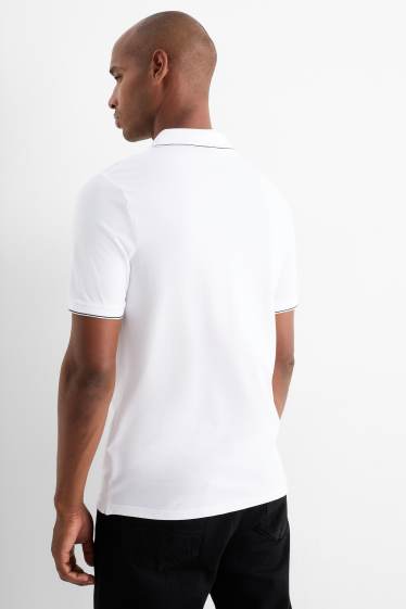 Herren - Poloshirt - weiß