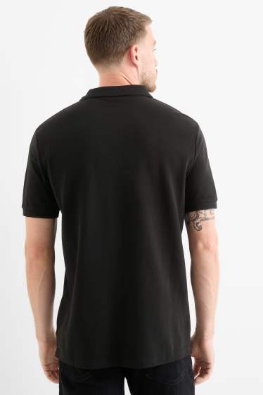 Men - Polo shirt - regular fit - black