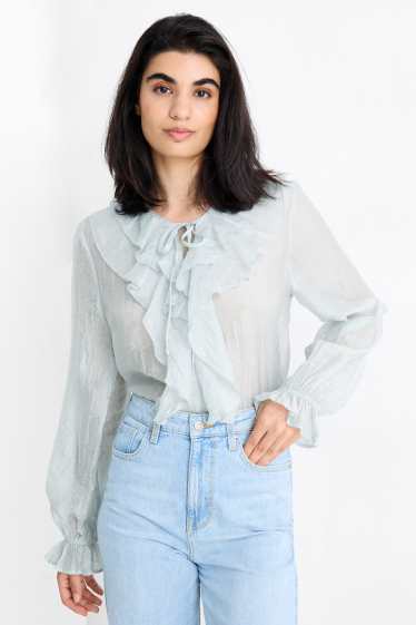 Donna - Blusa - azzurro