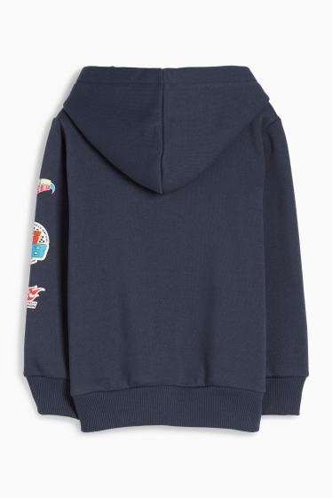 Kinder Buben - Hot Wheels - Hoodie - dunkelblau