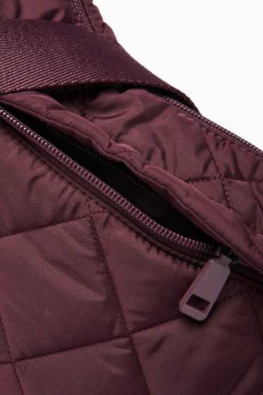Donna - Borsa a tracolla trapuntata - bordeaux