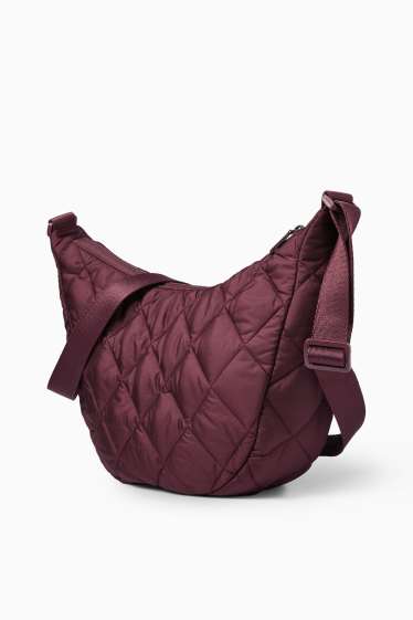 Donna - Borsa a tracolla trapuntata - bordeaux