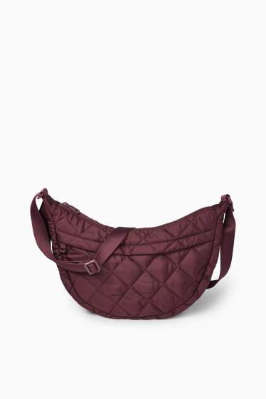 Donna - Borsa a tracolla trapuntata - bordeaux