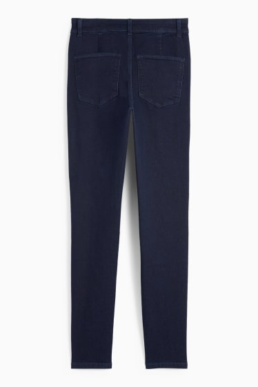Dames - Jegging jeans - high waist - jeansdonkerblauw