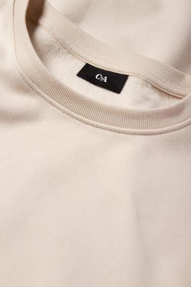 Herren - Sweatshirt - cremeweiss