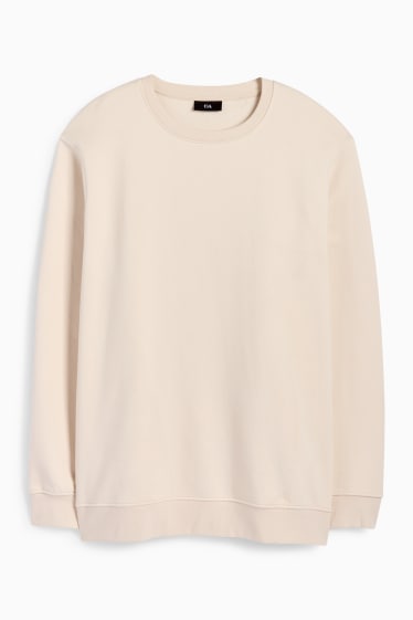 Herren - Sweatshirt - cremeweiss