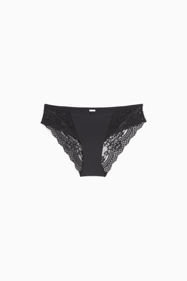 Damen - Slip - schwarz