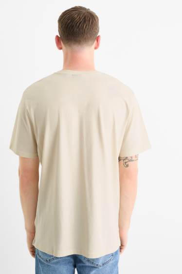 Herren - T-Shirt - Regular Fit - Peanuts - hellbeige