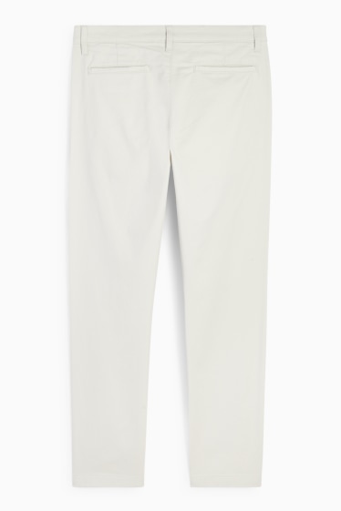 Men - Chinos - slim fit - cremewhite