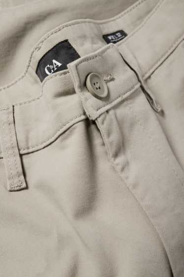 Bărbați - Chino - slim fit - gri