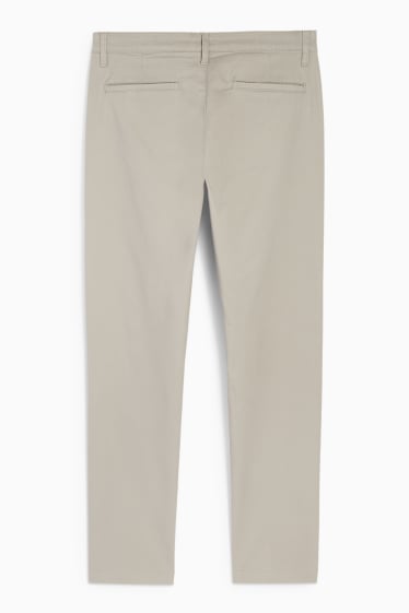 Bărbați - Chino - slim fit - gri