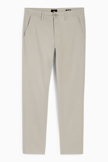 Bărbați - Chino - slim fit - gri