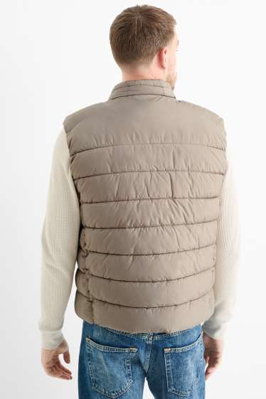 Herren - Steppweste - beige