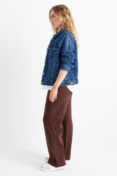 Dona - Pantalons de xandall - marró fosc