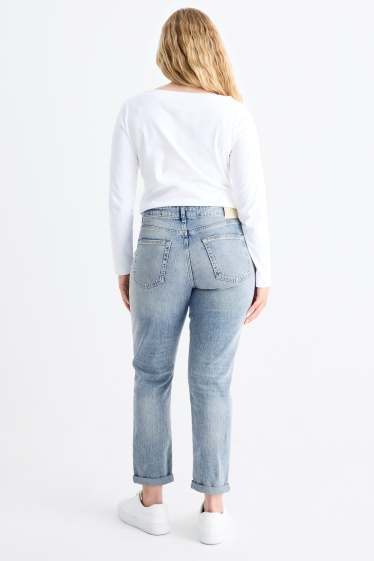 Donna - Boyfriend jeans - vita media - LYCRA® - jeans azzurro