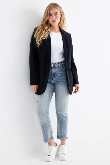 Donna - Boyfriend jeans - vita media - LYCRA® - jeans azzurro