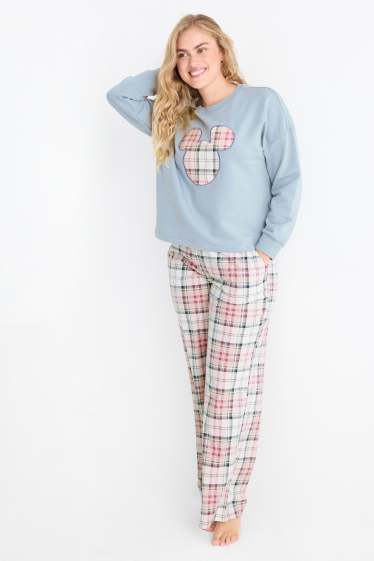 Femmes - Pyjama - Mickey Mouse - bleu clair