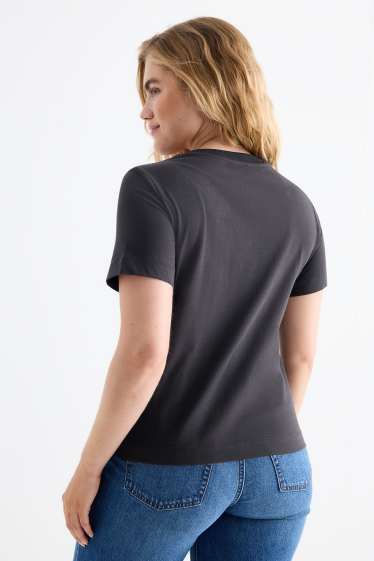 Damen - T-Shirt - Relaxed Fit - dunkelblau