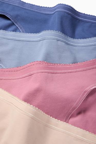 Women - Multipack of 4 - knickers - blue