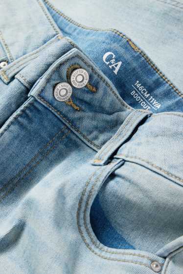 Děti - dívky - Bootcut jeans - LYCRA® - džíny - světle modré