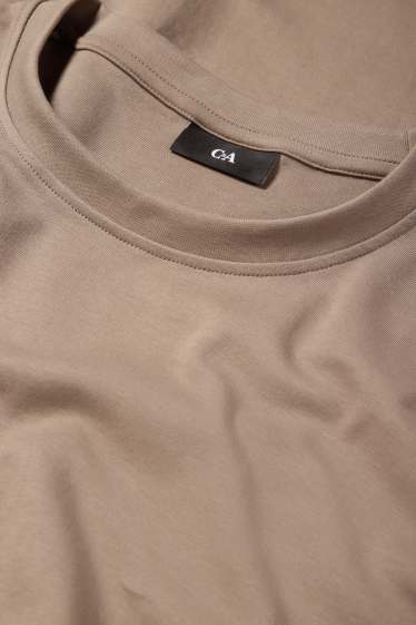 Herren - T-Shirt - Relaxed Fit - taupe