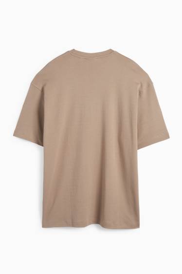 Herren - T-Shirt - Relaxed Fit - taupe