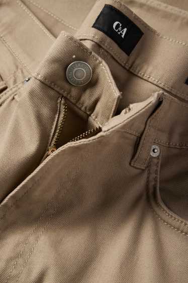 Pánské - Kalhoty - regular fit - béžová
